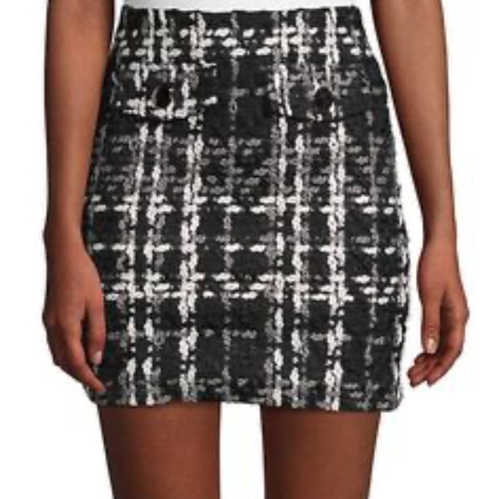 Haute Rogue Tweed Mini Skirt